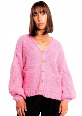 Another Cotton Lab - ANOTHER COTTON LAB Γυναικεία Ζακέτα Another WMN Cardigan - Ροζ-PD00013203-PINK