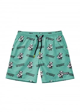 BEE UNUSUAL - BEE UNUSUAL Ανδρικό Μαγιό Γ-μηθηκαν Τα Πάντα Shorts -BS-263200-GREEN