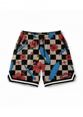 BEE UNUSUAL Ανδρικό Μαγιό Checkered Reef Board Shorts-BS-263211-MULTI