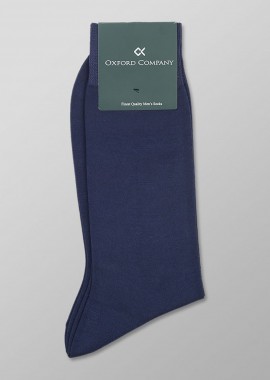 OXFORD COMPANY - Oxford Company ανδρικές μακριές κάλτσες μονόχρωμες - SC36-1100.88 Μπλε Ραφ