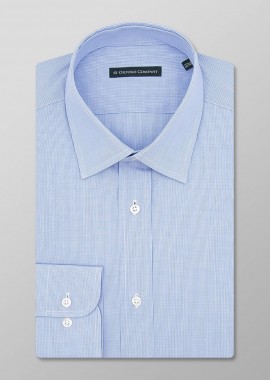 OXFORD COMPANY - Oxford Company ανδρικό πουκάμισο city με ψιλό καρό σχέδιο Regular Fit