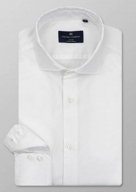 Oxford Company ανδρικό πουκάμισο μονόχρωμο Slim Fit 