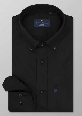 Oxford Company ανδρικό πουκάμισο button down μονόχρωμο Regular Fit 