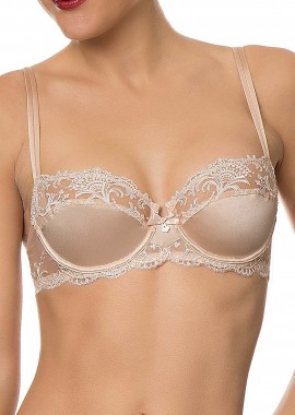 LISE CHARMEL - Antigel by Lise Charmel γυναικείο σουτιέν half cup με δαντέλα Cup D - ACC3080D Μπεζ