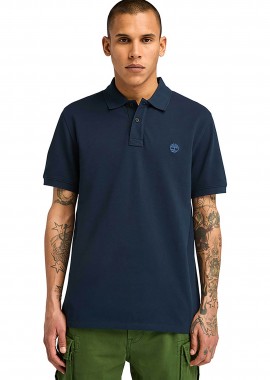 TIMBERLAND - Timberland ανδρική μπλούζα πόλο πικέ με κεντημένο logo tree Regular Fit