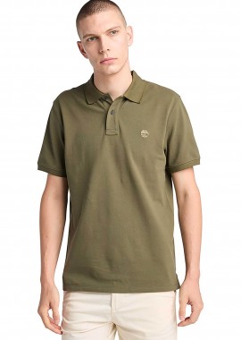 TIMBERLAND - Timberland ανδρική μπλούζα πόλο πικέ με κεντημένο logo tree Regular Fit
