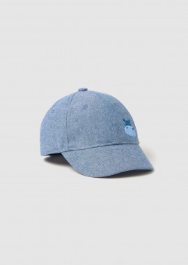 OVS βρεφικό denim καπέλο με κέντημα - 002268355 Denim Blue Ανοιχτό