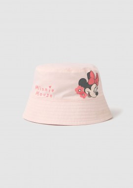 OVS βρεφικό καπέλο bucket με κέντημα Minnie Mouse - 002268379 Ροζ