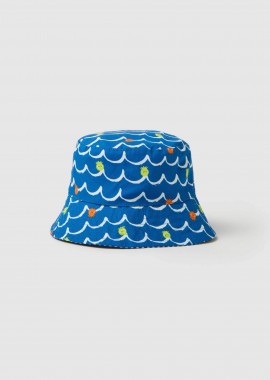OVS βρεφικό καπέλο bucket με all-over print - 002361657 Μπλε