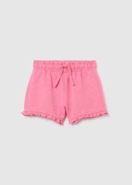 OVS βρεφικό σορτς μονόχρωμο Regular Fit - 002361985 Ροζ