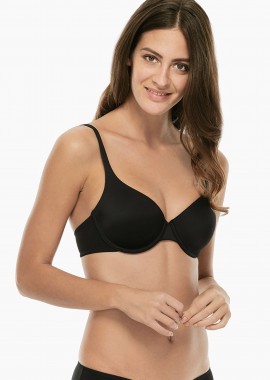 LOVABLE - Lovable γυναικείο σουτιέν ''Invisible Lift'' cup C - LOV-14093C Μαύρο