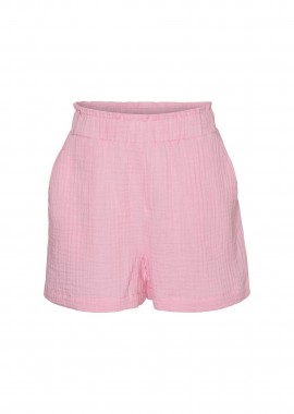 VERO MODA - Vero Moda παιδικό σορτς με ελαστική μέση Loose Fit - 10284621 Ροζ
