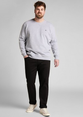 LEE - LEE Lee ανδρικό τζιν παντελόνι πεντάτσεπο με logo patch Straight Fit