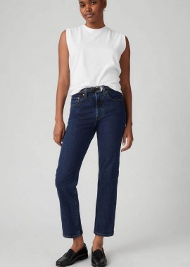 LEVI'S - Levi's® γυναικείο τζιν παντελόνι ψηλόμεσο πεντάτσεπο cropped Straight Fit