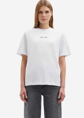 Samsøe Samsøe γυναικείο T-shirt με logo μονόχρωμο 