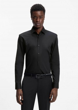 Hugo Boss ανδρικό πουκάμισο μονόχρωμο 