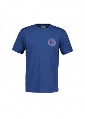 GANT - Gant ανδρικό T-shirt με graphic logo print Regular Fit - 2003402 Μπλε