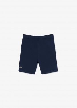 LACOSTE - Lacoste παιδικό σορτς με λογότυπο - GJ0801 Μπλε Σκούρο