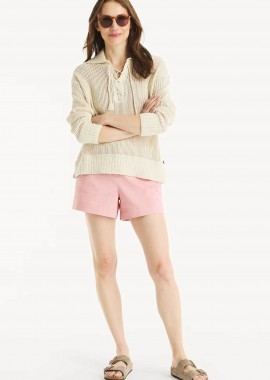 Nautica γυναικείο σορτς Classic Fit - 45B700 Ροζ