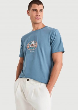 NAUTICA - Nautica ανδρικό T-shirt με graphic print