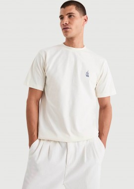 Nautica ανδρικό T-shirt με κεντημένο λογότυπο 