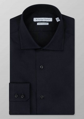 OXFORD COMPANY - Oxford Company ανδρικό πουκάμισο club μονόχρωμο Slim Fit