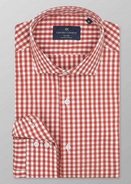 Oxford Company ανδρικό sport πουκάμισο καρό Slim Fit 