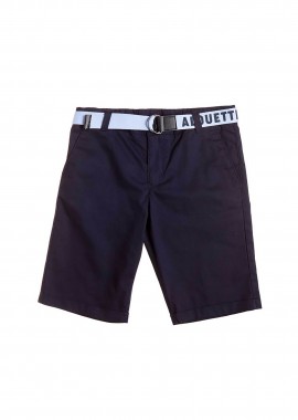ALOUETTE - Alouette παιδική βερμούδα chino με ζώνη (6-16 ετών) - 00913637 Μπλε Σκούρο