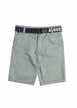 ALOUETTE - Alouette παιδική βερμούδα chino με ζώνη (6-16 ετών) - 00913639 Λαδί