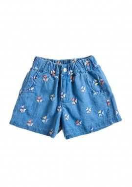 ALOUETTE - Alouette παιδικό denim σορτς (12 μηνών-5 ετών) - 00212455 Μπλε Σκούρο