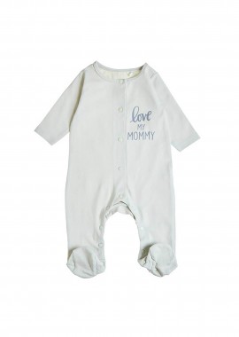 ALOUETTE - Alouette βρεφικό φορμάκι με lettering (1-12 μηνών) - 00481343 Πράσινο Μέντας