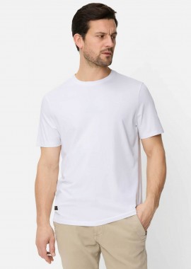 CAMEL ACTIVE - Camel Active ανδρικό T-shirt με κεντημένο monogram Regular Fit - C261NOS-409700-9T87 Λευκό
