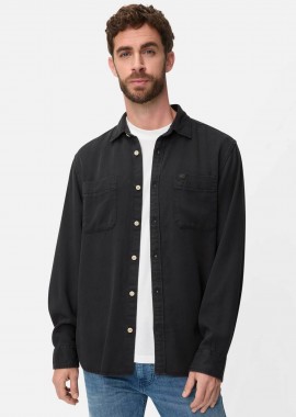 Camel Active ανδρικό πουκάμισο με τσέπες Regular Fit - C261-409130-7S30 Μπλε Σκούρο