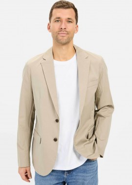 CAMEL ACTIVE - Camel Active ανδρικό σακάκι μονόχρωμο Regular Fit - C261NOS-442705-9I88 Μπεζ