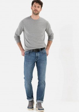 CAMEL ACTIVE - Camel Active ανδρικό τζιν παντελόνι πεντάτσεπο Relaxed Fit - C261NOS-488895-9D19 Denim Blue