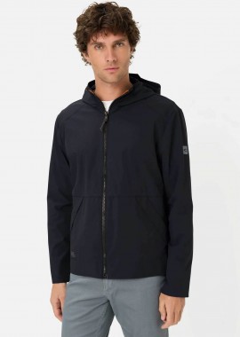 CAMEL ACTIVE - Camel Active ανδρικό jacket με κουκούλα και logo patch Regular Fit - C261-442855-7I23 Μπλε Σκούρο