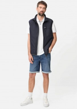 Camel Active ανδρική denim βερμούδα high stretch πεντάτσεπη Regular Fit - C261-498R30-7D15 Denim Blue