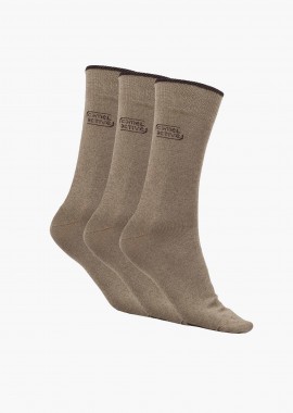 Camel Active σετ ανδρικές μακριές κάλτσες (3 ζευγάρια) - CA261NOS-6593 Μπεζ