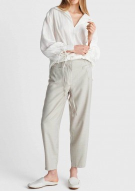 'ALE γυναικείο παντελόνι Relaxed Fit - 8923063 Εκρού