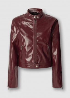 PEPE JEANS - Pepe Jeans γυναικείο jacket με γυαλιστερή όψη