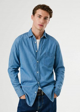 PEPE JEANS - Pepe Jeans ανδρικό denim πουκάμισο Slim Fit