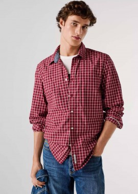 Pepe Jeans ανδρικό καρό πουκάμισο Regular Fit 