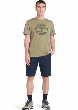 Timberland ανδρική βερμούδα chino Straight Fit ''Squam Lake'' - TB0A2DFM4331 Μπλε Σκούρο