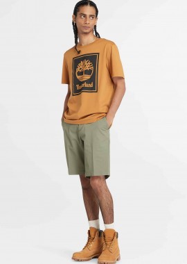 TIMBERLAND - Timberland ανδρική βερμούδα chino stretch twill Straight Fit