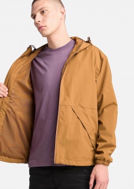 Timberland ανδρικό μπουφάν αδιάβροχο με κουκούλα και κεντημένο λογότυπο 