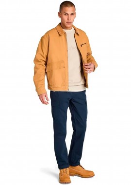 TIMBERLAND - Timberland ανδρικό παντελόνι cargo twill Regular Fit - TB0A6H374331 Μπλε Σκούρο