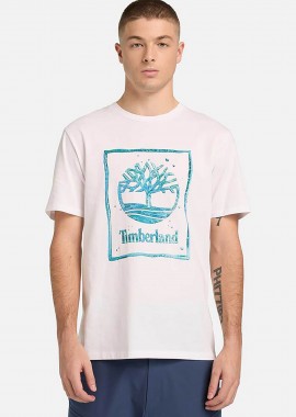 TIMBERLAND - Timberland ανδρικό T-shirt με λογότυπο Regular Fit