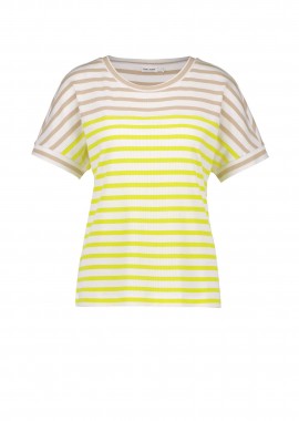 GERRY WEBER - Gerry Weber γυναικείο T-shirt με ριγέ σχέδιο - 570324-35054 Κίτρινο