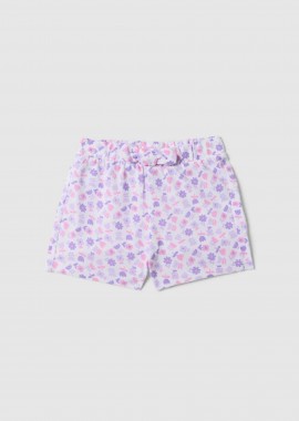 OVS KIDS - OVS βρεφικό σορτς με all-over print Regular Fit - 002659365 Λευκό