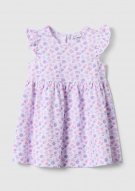 OVS KIDS - OVS βρεφικό φόρεμα με all-over print Regular Fit - 002659375 Λευκό